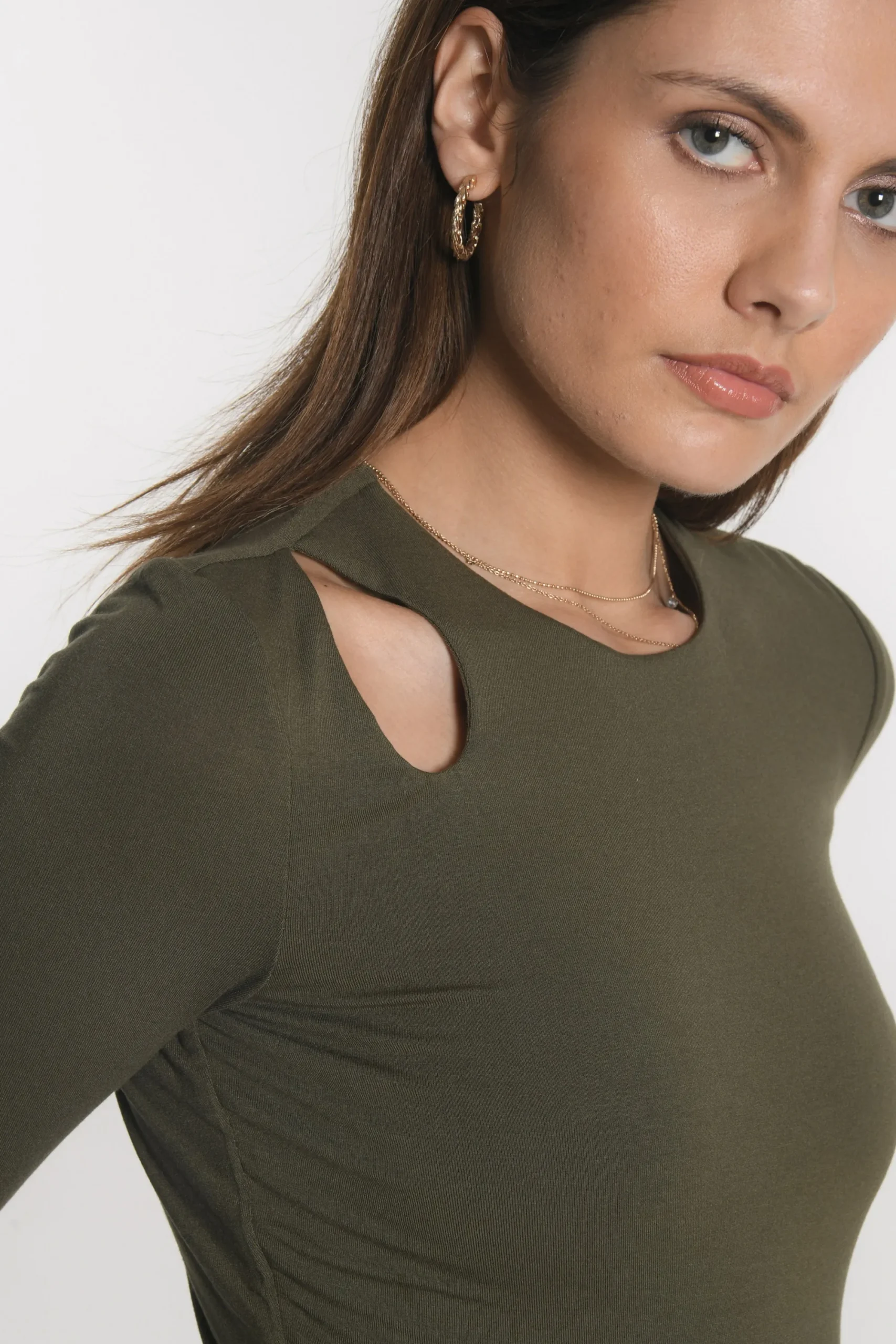 tee_shirt_cathy_kaki_2.webp KOOKAÏ TEE SHIRT CATHY Kaki New