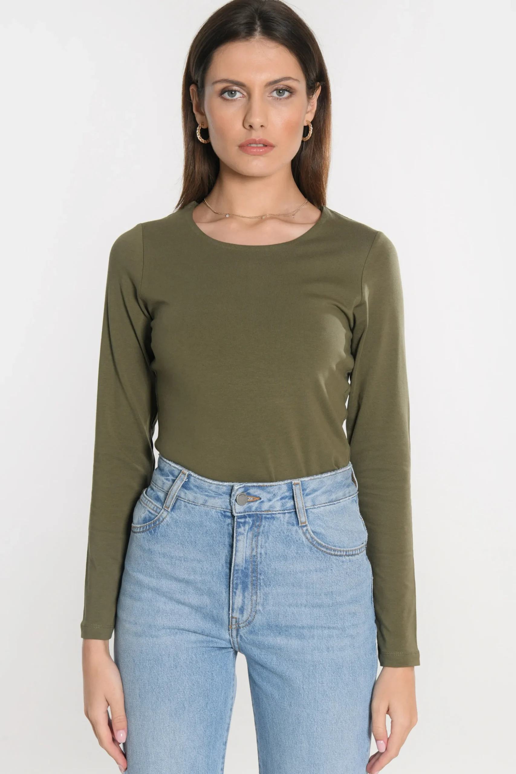 tee_shirt_col_rond_curt_k_0.webp KOOKAÏ TEE SHIRT COL ROND CURT Kaki Fashion