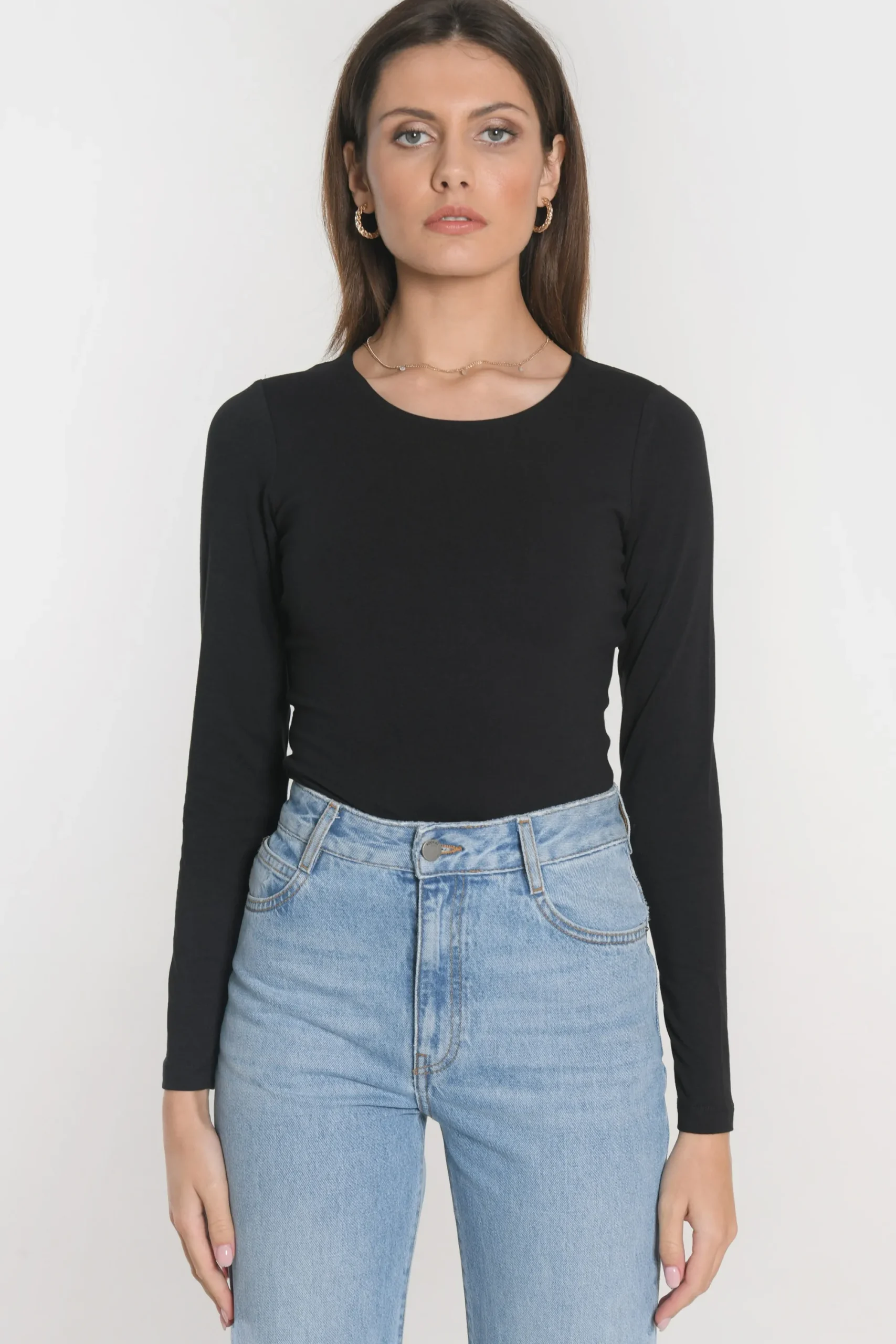 tee_shirt_col_rond_curt_n_0.webp KOOKAÏ TEE SHIRT COL ROND CURT Noir Best