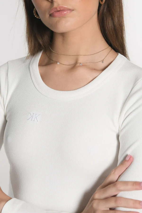 KOOKAÏ TEE SHIRT JANETTE Ecru New