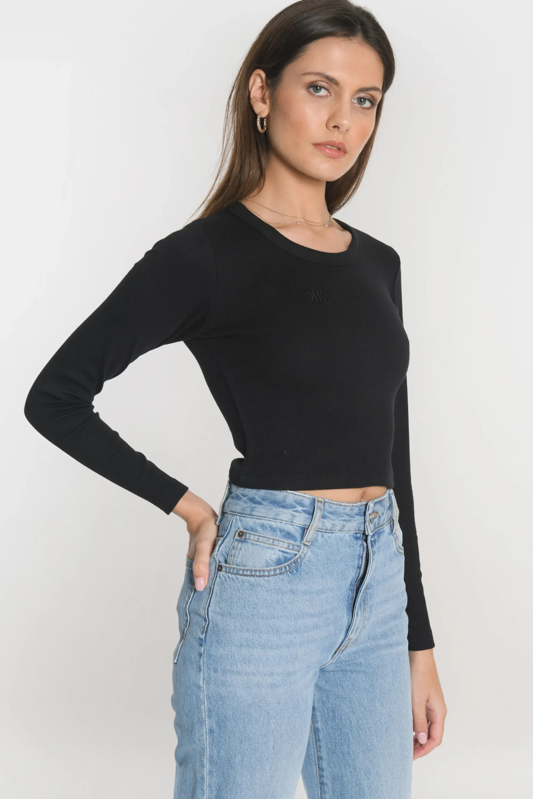 tee_shirt_janette_noir_1.webp KOOKAÏ TEE SHIRT JANETTE Noir Clearance