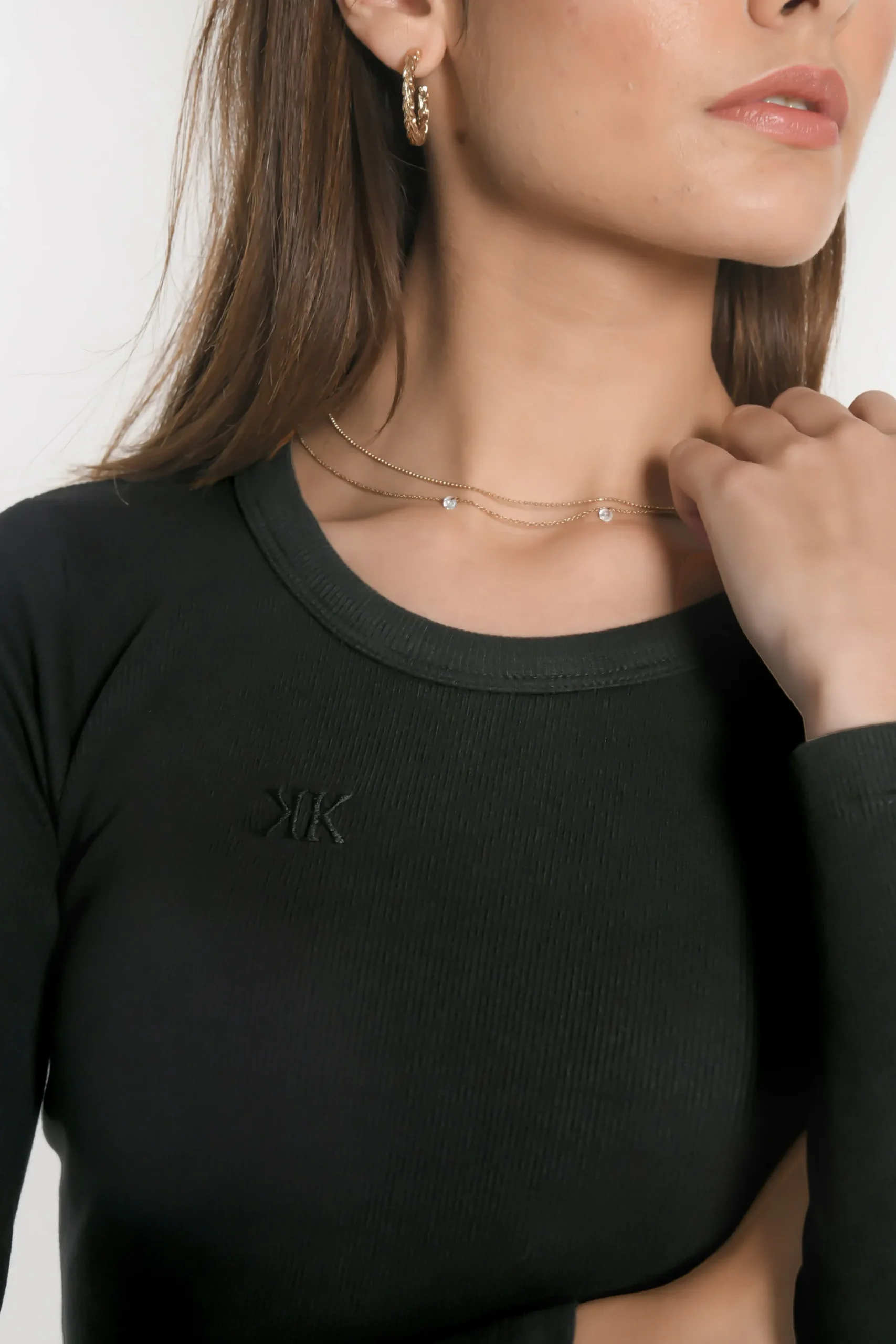 tee_shirt_janette_noir_2.webp KOOKAÏ TEE SHIRT JANETTE Noir Clearance