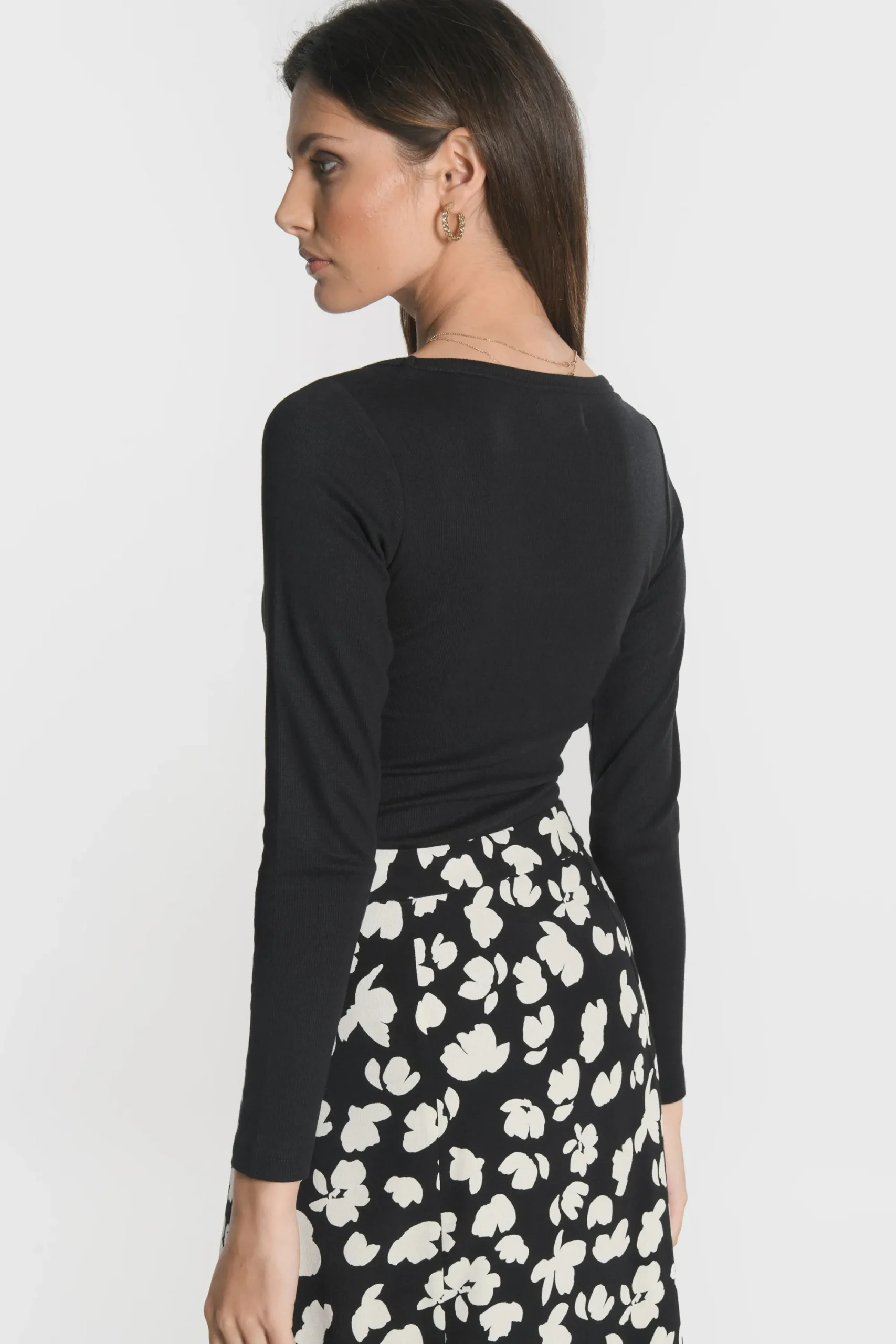 tee_shirt_merry_col_rond__4.webp KOOKAÏ TEE SHIRT MERRY COL ROND Noir Cheap