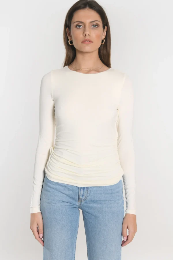 KOOKAÏ TEE SHIRT SIA Ecru Clearance