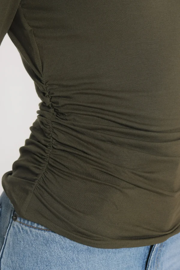 KOOKAÏ TEE SHIRT SIA Kaki Sale