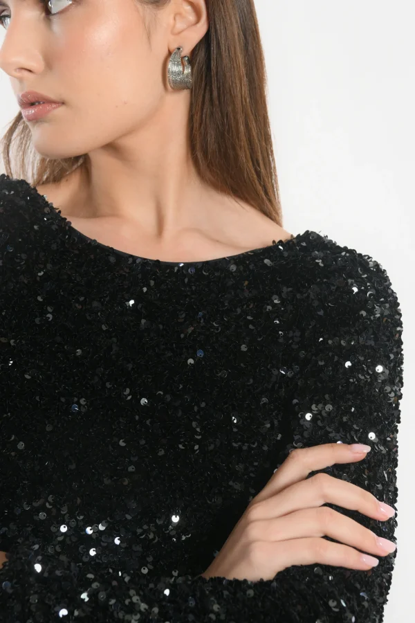 KOOKAÏ TOP - TINA - Noir Cheap