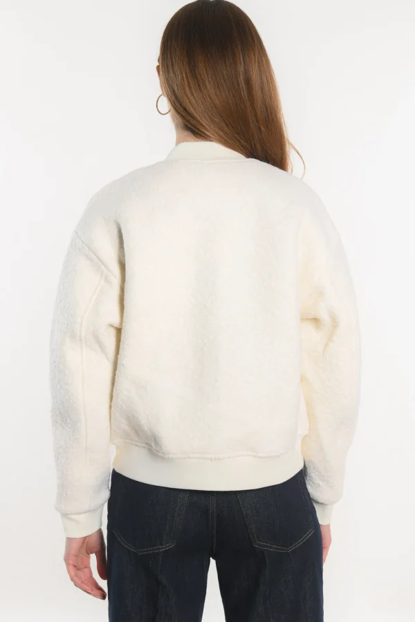KOOKAÏ VESTE BOMBERS - BILLIE - Ecru New