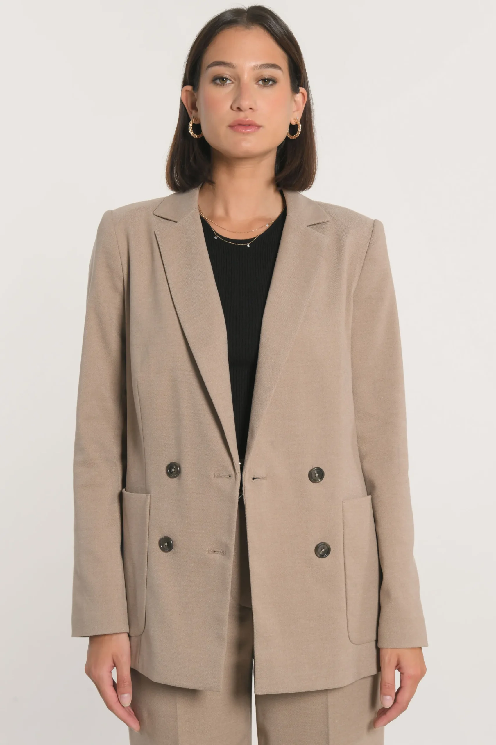 veste_croise_macha_beige_1.webp KOOKAÏ VESTE CROISÉE MACHA Beige Cheap