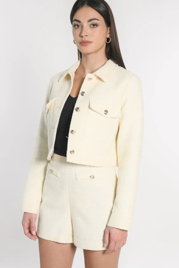 KOOKAÏ VESTE HALLY ÉCRU Ecru Fashion