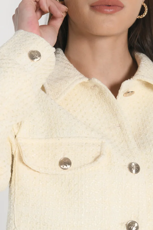 KOOKAÏ VESTE HALLY ÉCRU Ecru Fashion