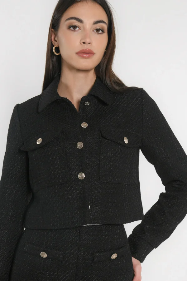 KOOKAÏ VESTE HALLY Noir Cheap