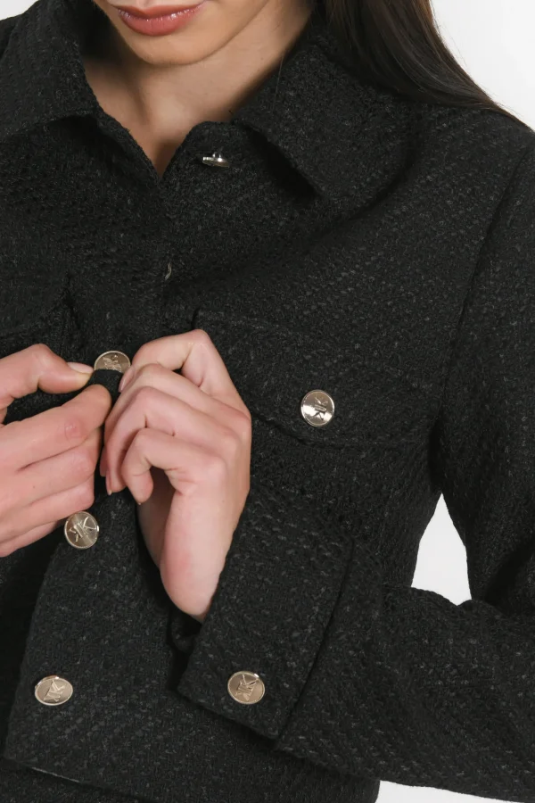 KOOKAÏ VESTE HALLY Noir Cheap