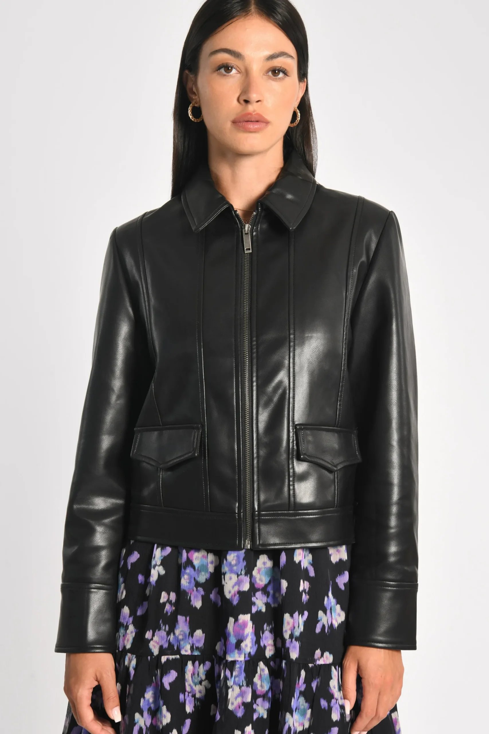 veste_simili_cuir_kendall_3.webp KOOKAÏ VESTE SIMILI CUIR KENDALL Noir Store