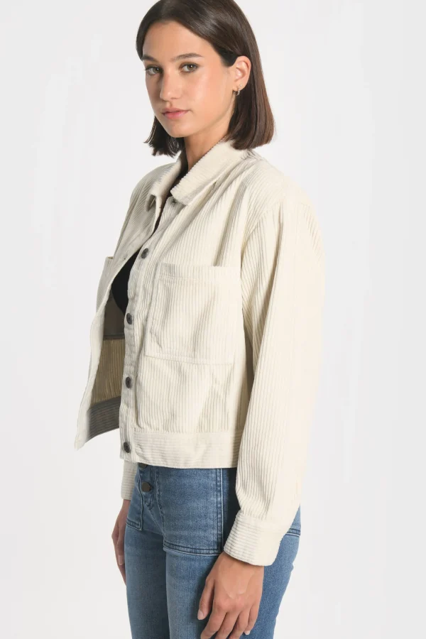 KOOKAÏ VESTE VELOURS SUZANNE CLAIR Beige New
