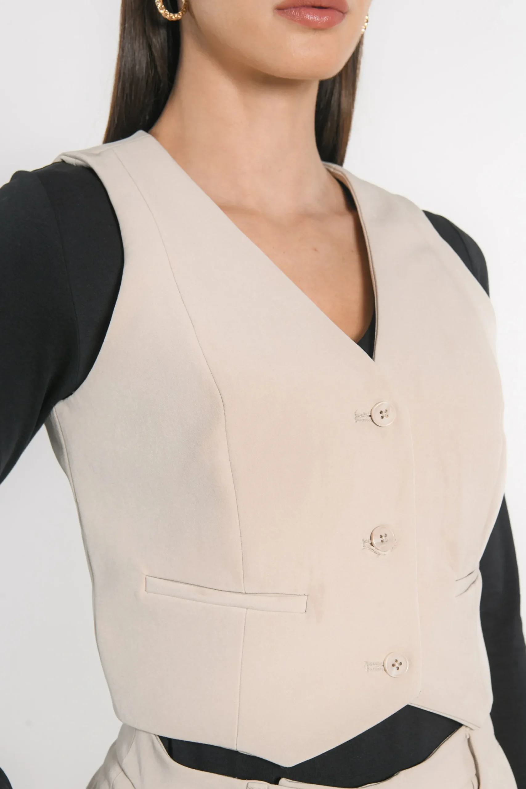 veston_mathilda_amande_2.webp KOOKAÏ VESTON MATHILDA Amande Hot