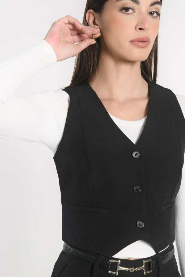 KOOKAÏ VESTON MATHILDA Noir New